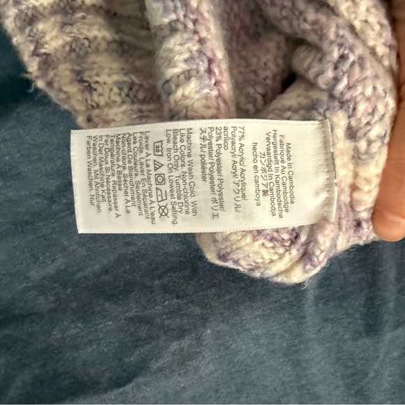 J.Crew Space-Dyed Mockneck Boyfriend Sweater NWT Size Medium - Picture 3 of 6